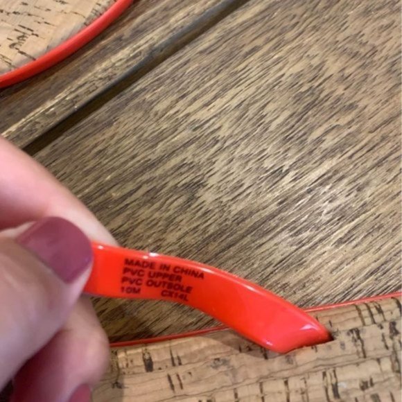 michael KORS sandals. Orange/cork footbed. Size 10. New condition. - Picture 5 of 10